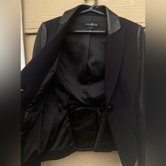 Guess by Marciano leather sleeve blazer - Picture 7 of 16